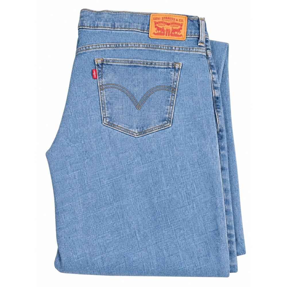 Levi's Classic Bootcut Jeans Womens 14 Light Wash Midrise Stretch Denim Casual